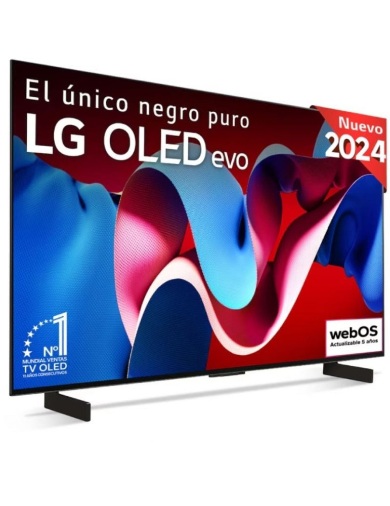 Televisor LG 4K OLED evo AI C4 OLED42C45LA 42"/ Ultra HD 4K/ Smart TV/ WiFi