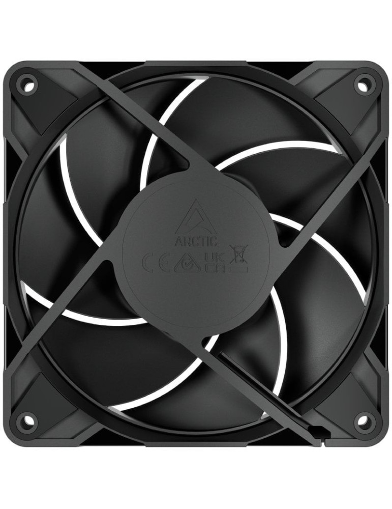 Ventilador Arctic P12 P12 Pro PST LN/ 12cm/ Negro
