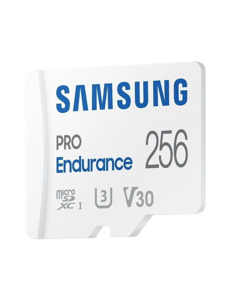 Tarjeta de Memoria Samsung Pro Endurance 256GB microSD XC con Adaptador/ Clase 10/ 100MBs