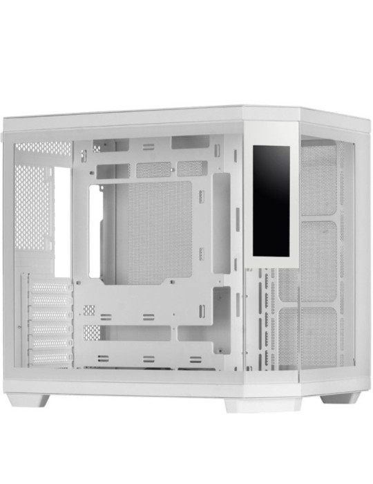 Caja Gaming Semitorre Mars Gaming MC-3TCORELCD/ Blanca