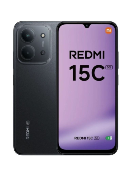 Smartphone Xiaomi Redmi 15C 4GB/ 256GB/ 6.9"/ 5G/ Negro Smartphone Xiaomi Redmi 15C 4GB/ 256GB/ 6.9"/ 5G/ Negro