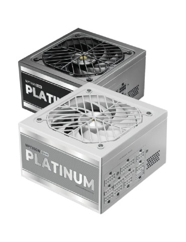 Fuente de Alimentación Mars Gaming MPT850/ 850W/ Ventilador 14cm/ ATX 3.1/ PCIe 5.1/ 80 Plus Platinum/ Blanca