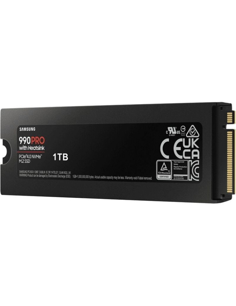 Disco SSD Samsung 990 PRO 1000GB/ M.2 2280 PCIe Gen4/ con Disipador de Calor/ Compatible con PS5 y PC
