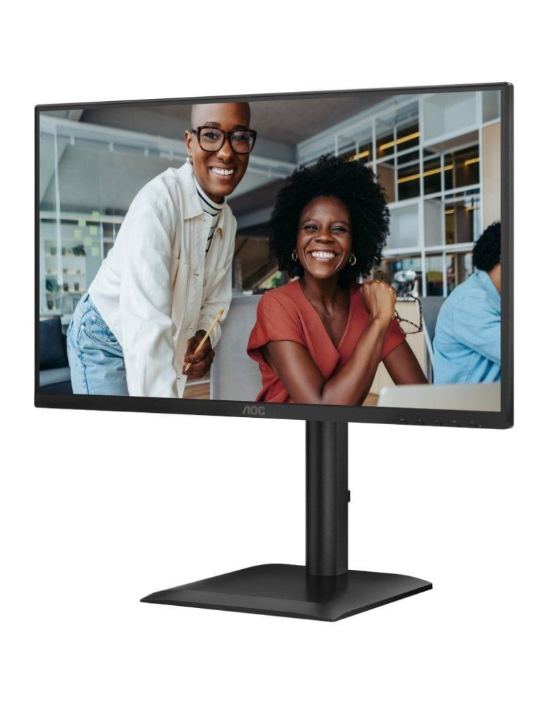 Monitor Profesional AOC 24E4U 23.8"/ Full HD/ Regulable en altura/ Negro