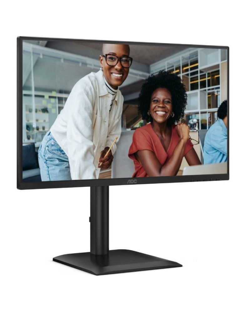 Monitor Profesional AOC 24E4U 23.8"/ Full HD/ Regulable en altura/ Negro