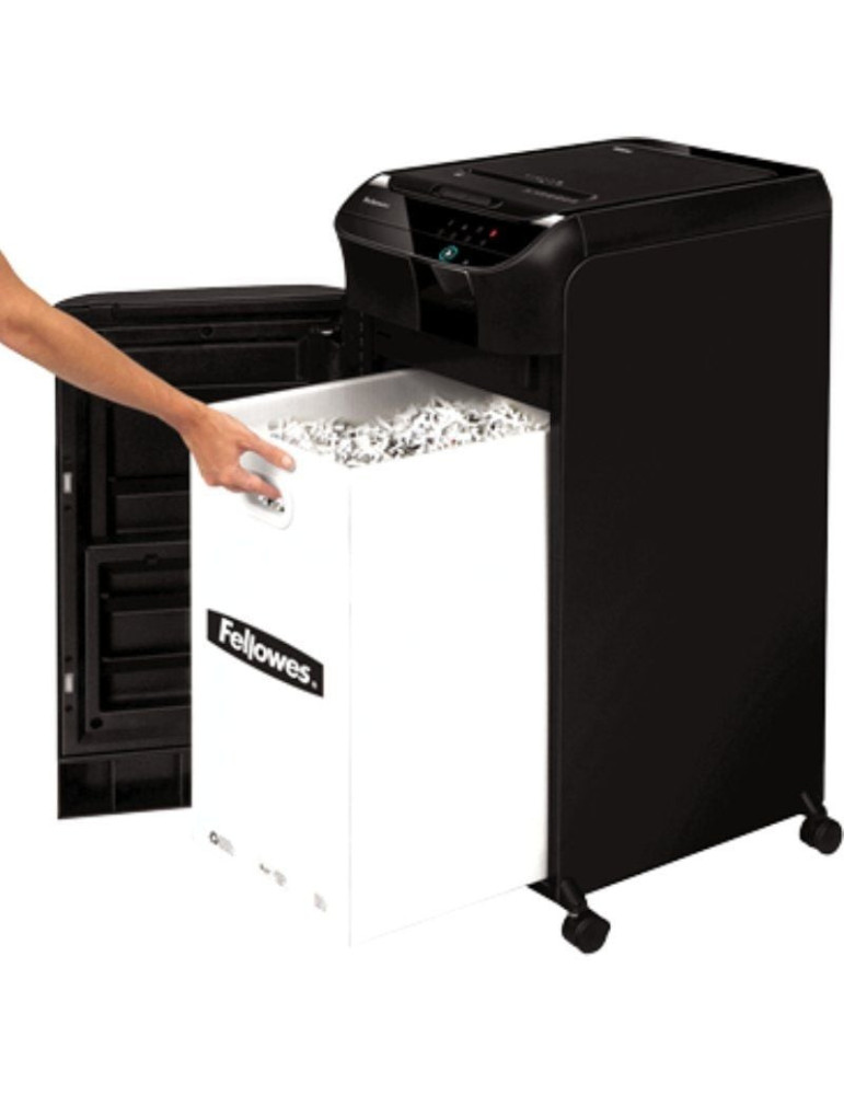 Destructora Fellowes AutoMax 600M/ Microcorte de 2 x 12mm/ Negra