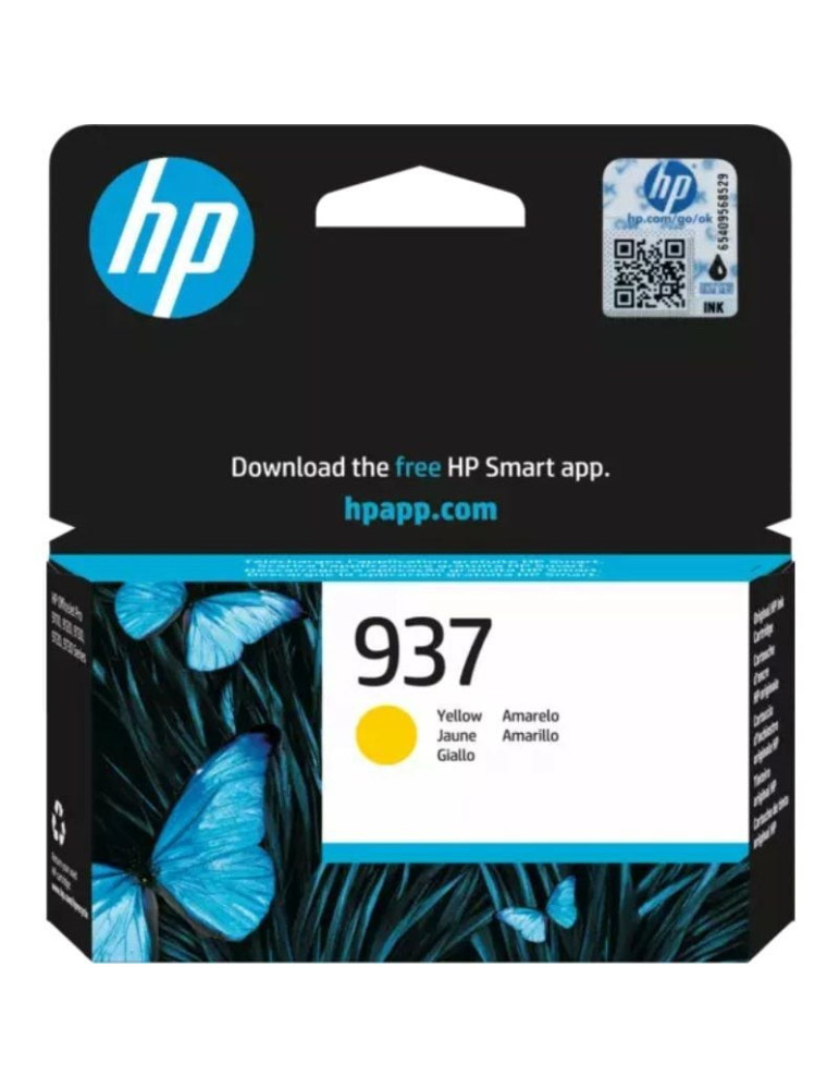Cartucho de Tinta Original HP n 937/ Amarillo