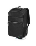 Mochila Subblim Business V2 AP Backpack para Portátiles hasta 15.6"/ Puerto USB/ Negra
