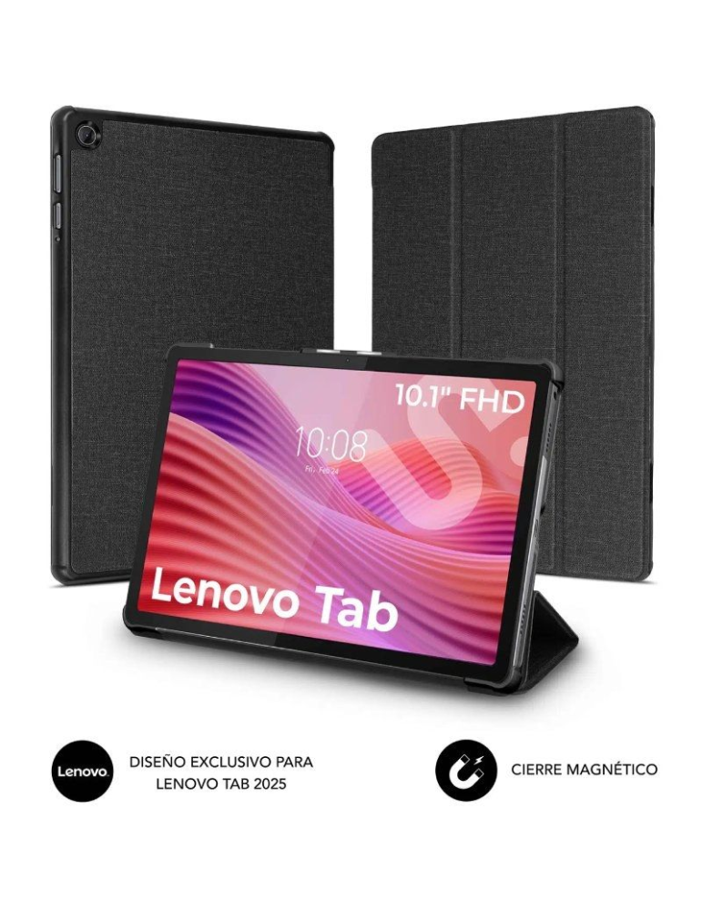 Funda Subblim Shock Case Lenovo Tab 2025 10,1"/ Negra Funda Subblim Shock Case Lenovo Tab 2025 10,1"/ Negra