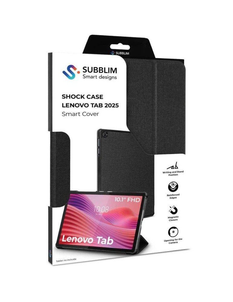 Funda Subblim Shock Case Lenovo Tab 2025 10,1"/ Negra