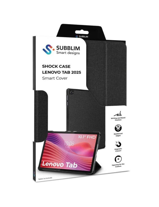 Funda Subblim Shock Case Lenovo Tab 2025 10,1"/ Negra