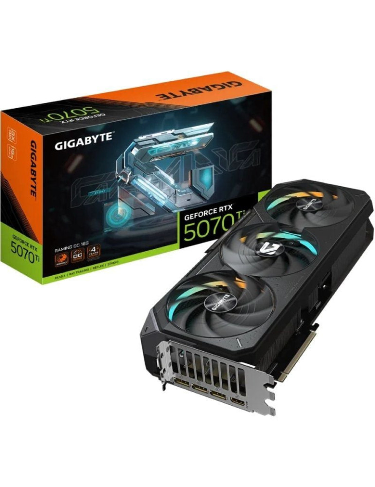Tarjeta Gráfica Gigabyte GeForce RTX 5070 Ti Gaming OC 16G/ 16GB GDDR7