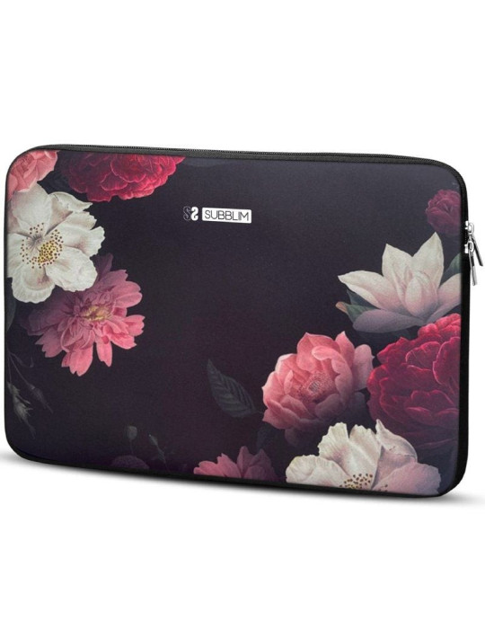 Funda Subblim Trendy Sleeve Neo Flowers para Portátiles hasta 15.6"