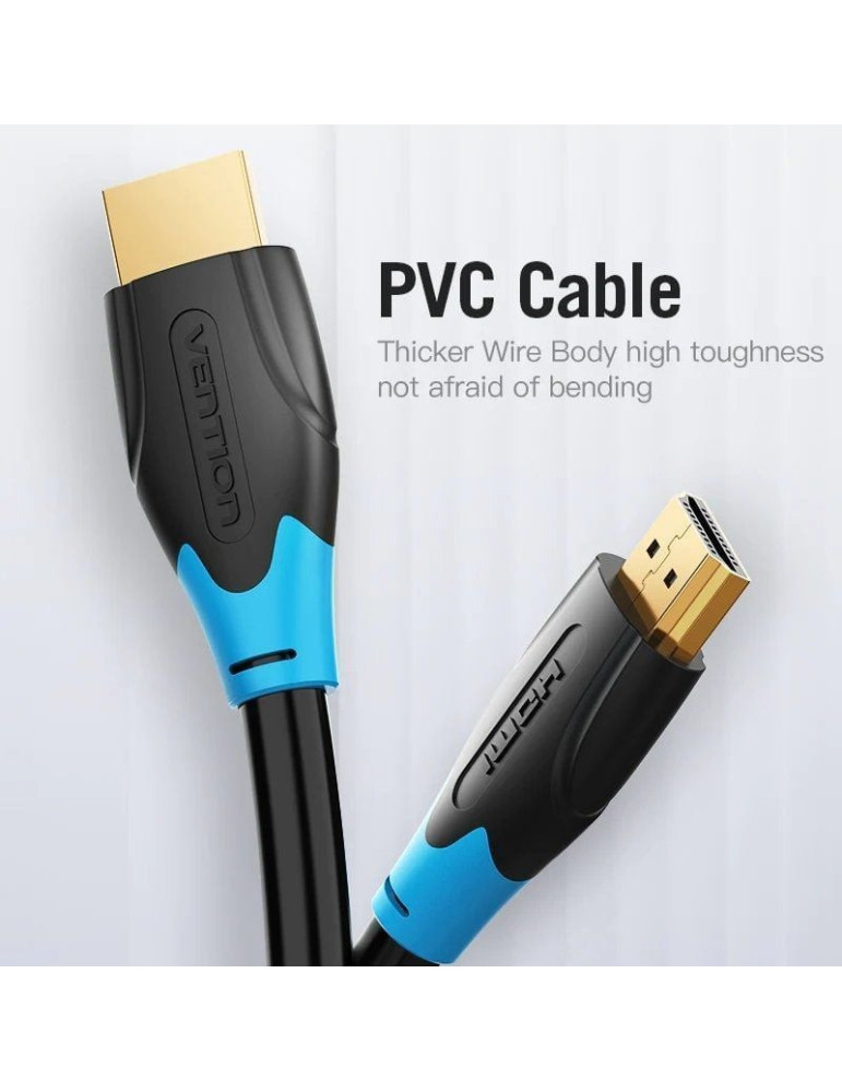Cable HDMI 2.0 4K Vention AACBJ/ HDMI Macho - HDMI Macho/ 5m/ Negro