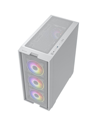 Caja Gaming Torre Hiditec H2 Air ARGB/ Blanca 2
