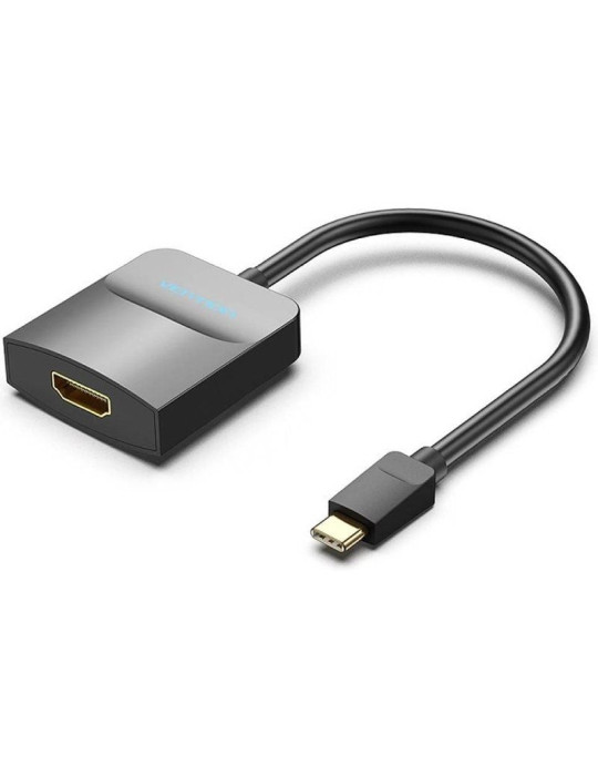 Adaptador Vention TDCBB/ USB Tipo-C Macho - HDMI Hembra Adaptador Vention TDCBB/ USB Tipo-C Macho - HDMI Hembra