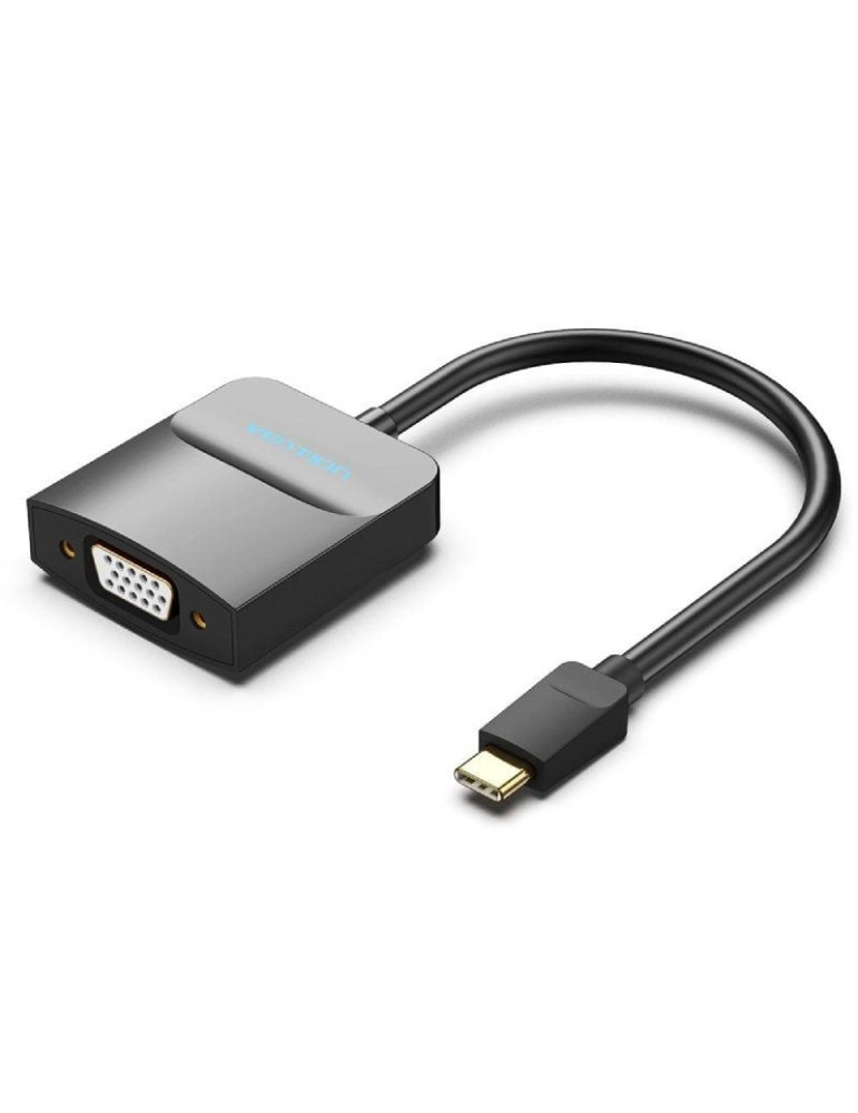 Adaptador USB Tipo-C Vention TDDBB/ USB Tipo-C Macho - VGA Hembra Adaptador USB Tipo-C Vention TDDBB/ USB Tipo-C Macho - VGA Hembra