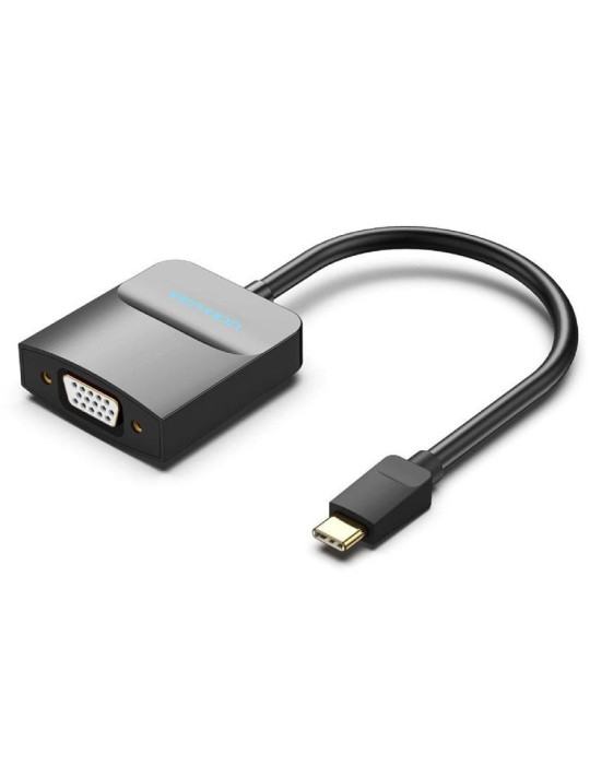 Adaptador USB Tipo-C Vention TDDBB/ USB Tipo-C Macho - VGA Hembra Adaptador USB Tipo-C Vention TDDBB/ USB Tipo-C Macho - VGA Hembra