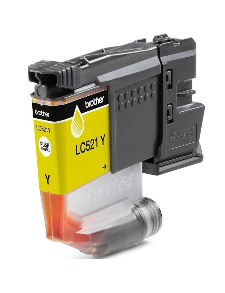 Cartucho de Tinta Original Brother LC521Y/ Amarillo