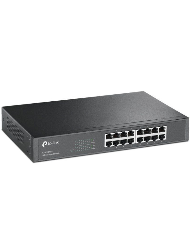Switch TP-Link TL-SG1016D 16 Puertos/ RJ-45 10/100/1000 Switch TP-Link TL-SG1016D 16 Puertos/ RJ-45 10/100/1000