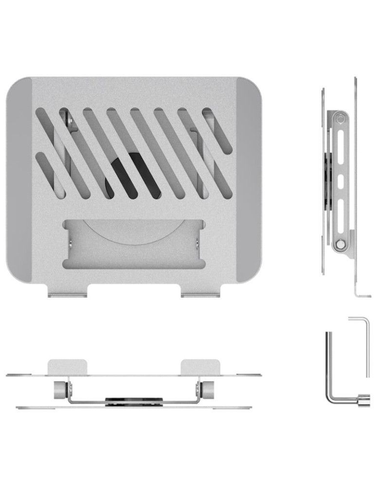 Soporte de Sobremesa Aisens LP5SXL-489 para Portátil de 10-17"/ hasta 3kg