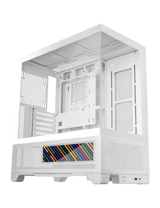 Caja Gaming Semitorre Mars Gaming MC-LCDX/ Blanca