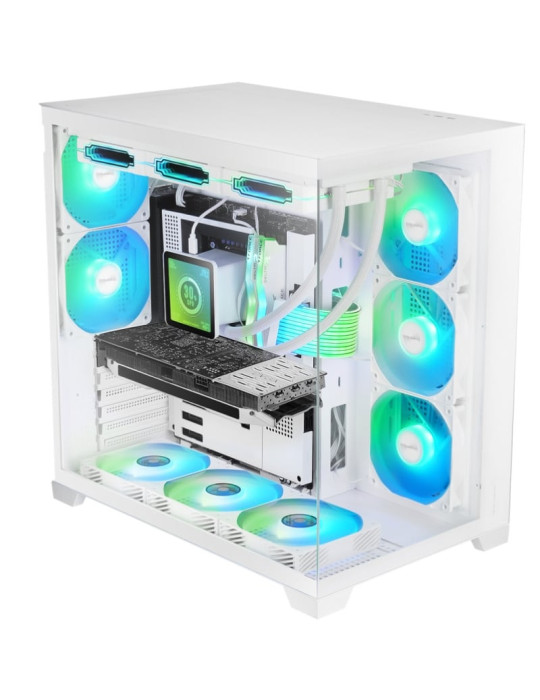 Caja Gaming Semitorre Mars Gaming MCVPRO/ Blanca
