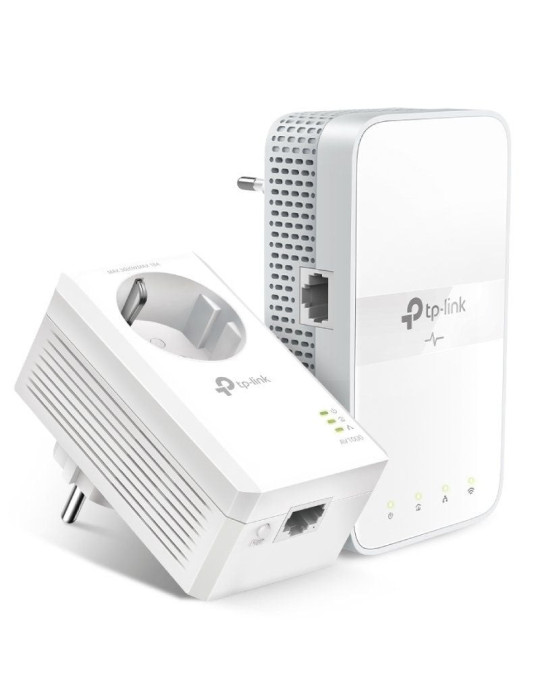 Adaptador Powerline TP-Link TL-WPA7617 KIT 1000Mbps/ Alcance 300m/ Pack de 2 Adaptador Powerline TP-Link TL-WPA7617 KIT 1000Mbps/ Alcance 300m/ Pack de 2