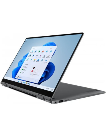 Portátil Convertible Samsung Galaxy Book5 360 Intel Core Ultra 7-256V/ 16GB/ 512GB SSD/ 15.6" Táctil/ Win11 Pro