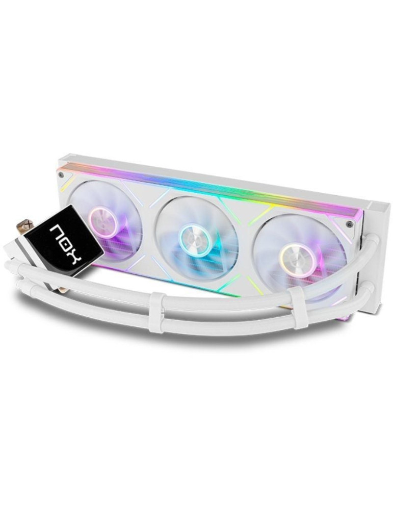Sistema de Refrigeración Líquida Nox M-360 LCD/ Blanco