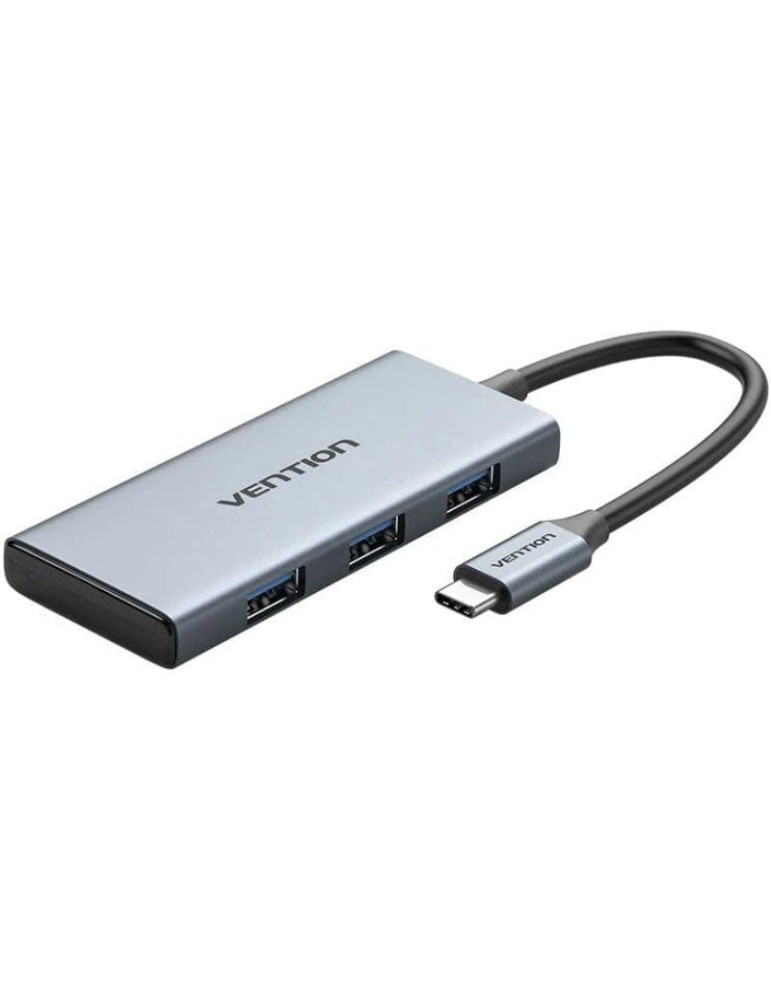 Docking USB Tipo-C Vention TOOHB/ 1xHDMI 4K/ 3xUSB/ 1xLector Tarjetas/ Gris Docking USB Tipo-C Vention TOOHB/ 1xHDMI 4K/ 3xUSB/ 1xLector Tarjetas/ Gris