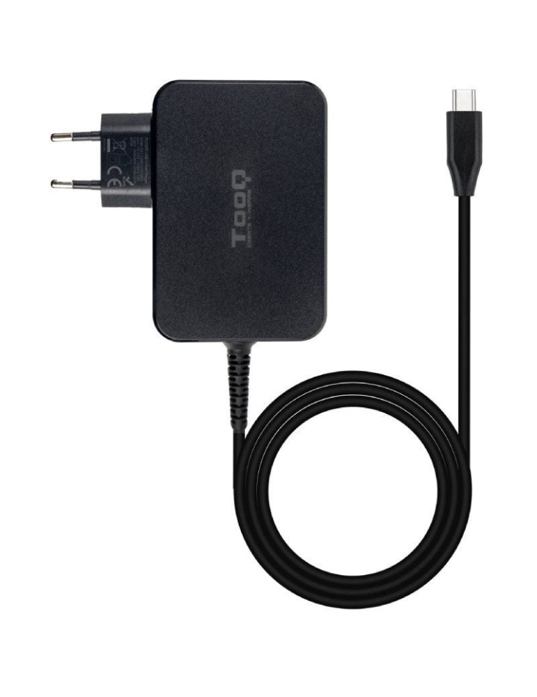 Cargador de Portátil GaN TooQ TQLC-USBCGAN100PD USB Tipo-C/ 100W/ Automático/ Voltaje 5-20V Cargador de Portátil GaN TooQ TQLC-USBCGAN100PD USB Tipo-C/ 100W/ Automático/ Voltaje 5-20V