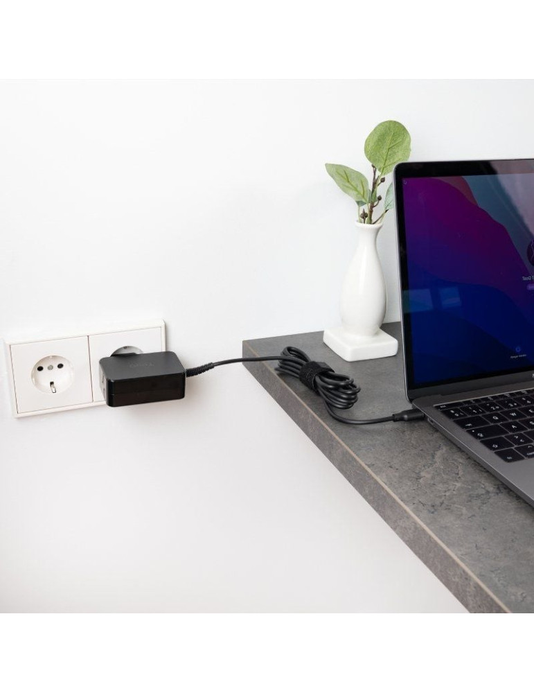 Cargador de Portátil GaN TooQ TQLC-USBCGAN65PD USB Tipo-C/ 65W/ Automático/ Voltaje 5-20V