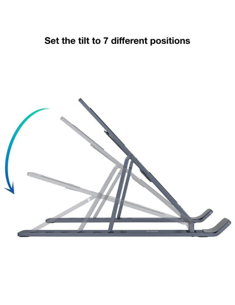 Soporte TooQ TQLRS0035-AL-G para Portátil/ Tablet hasta 15"