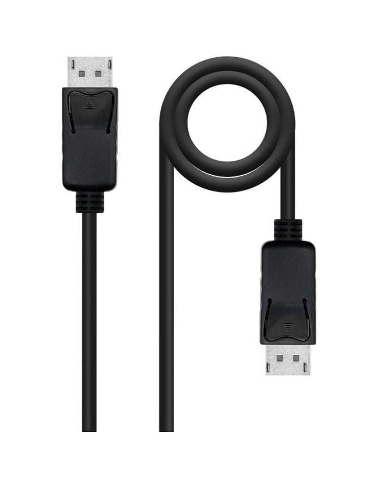 Cable DisplayPort Nanocable 10.15.2702/ DisplayPort Macho - DisplayPort Macho/ 2m/ Negro