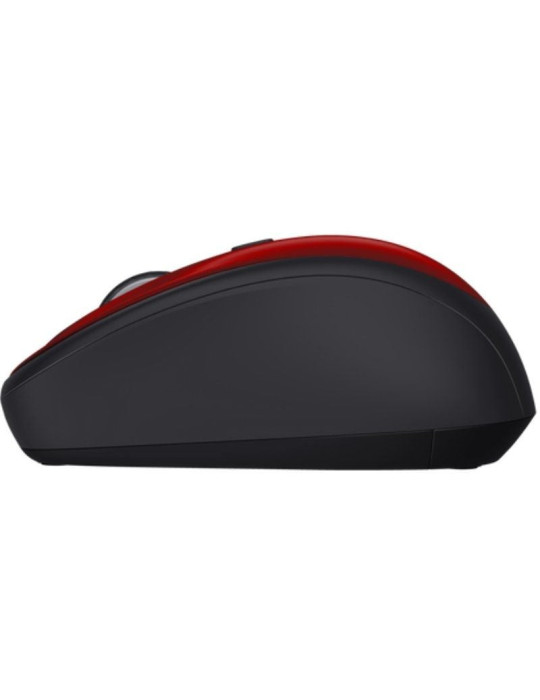 Ratón Mini Inalámbrico Trust Yvi+ Silent/ Hasta 1600 DPI/ Rojo