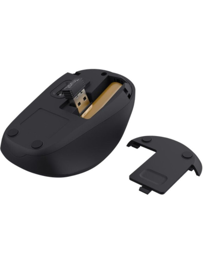 Ratón Mini Inalámbrico Trust Yvi+ Silent/ Hasta 1600 DPI/ Azul