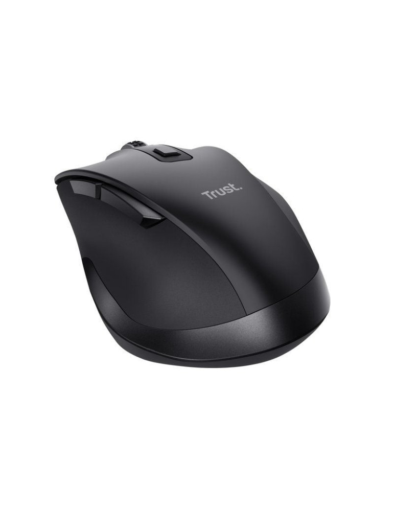 Ratón Ergonómico Inalámbrico Trust Fyda Eco/ Batería recargable/ Hasta 2400 DPI