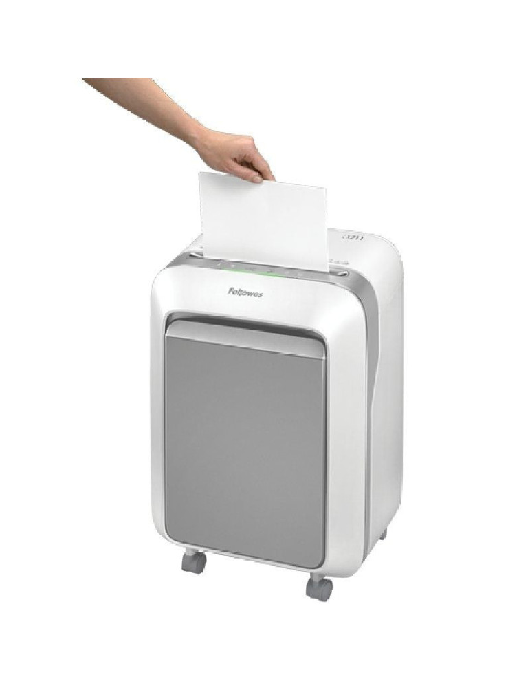Destructora Fellowes LX211/ Microcorte de 2 x 12mm/ Blanca