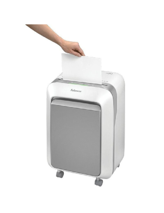 Destructora Fellowes LX211/ Microcorte de 2 x 12mm/ Blanca