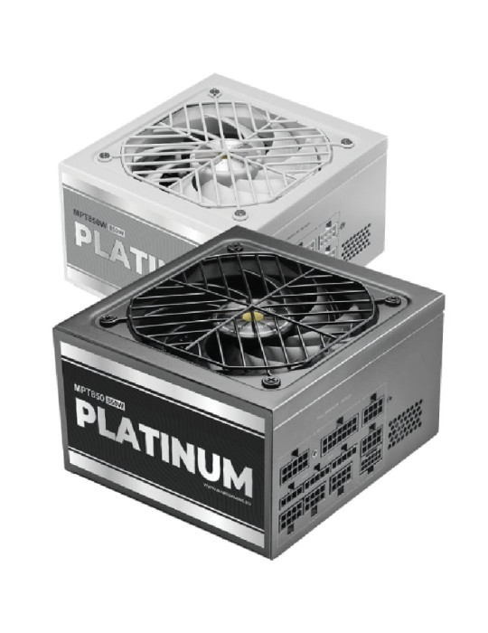 Fuente de Alimentación Mars Gaming MPT850/ 850W/ Ventilador 14cm/ ATX 3.1/ PCIe 5.1/ 80 Plus Platinum/ Negra