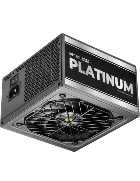 Fuente de Alimentación Mars Gaming MPT850/ 850W/ Ventilador 14cm/ ATX 3.1/ PCIe 5.1/ 80 Plus Platinum/ Negra