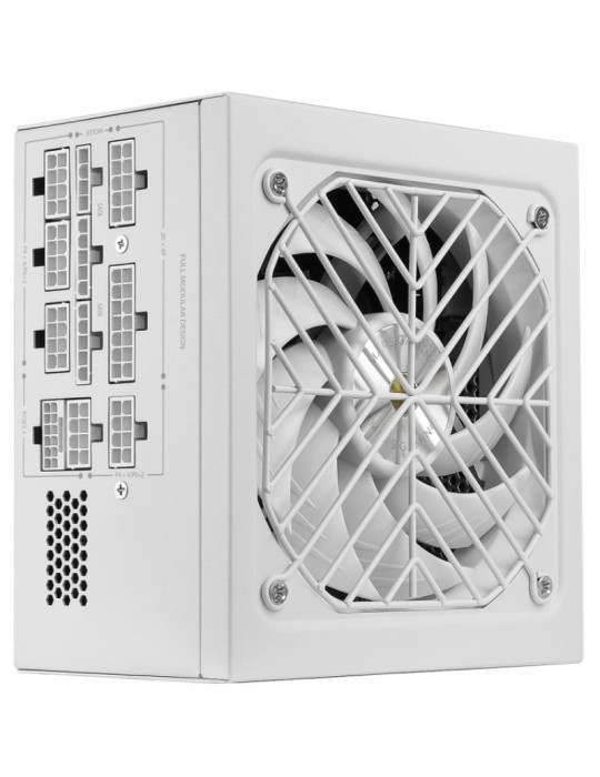 Fuente de Alimentación Mars Gaming MPT850/ 850W/ Ventilador 14cm/ ATX 3.1/ PCIe 5.1/ 80 Plus Platinum/ Blanca