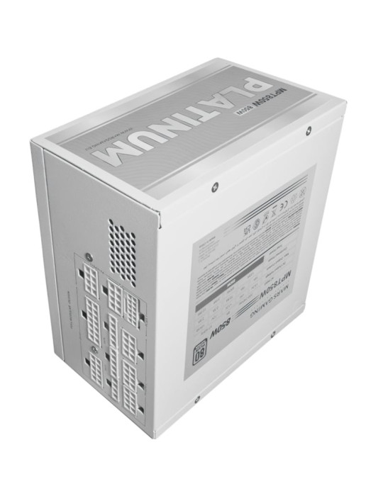 Fuente de Alimentación Mars Gaming MPT850/ 850W/ Ventilador 14cm/ ATX 3.1/ PCIe 5.1/ 80 Plus Platinum/ Blanca