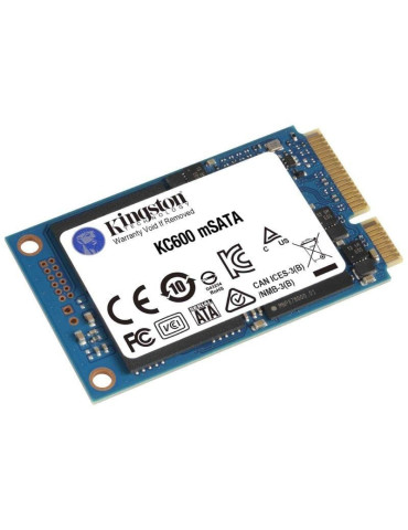 Disco SSD Kingston KC600 1TB/ mSATA/ Full Capacity 2