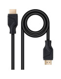 Cable HDMI 2.1 8K Nanocable 10.15.8302/ HDMI Macho - HDMI Macho/ 2m/ Negro