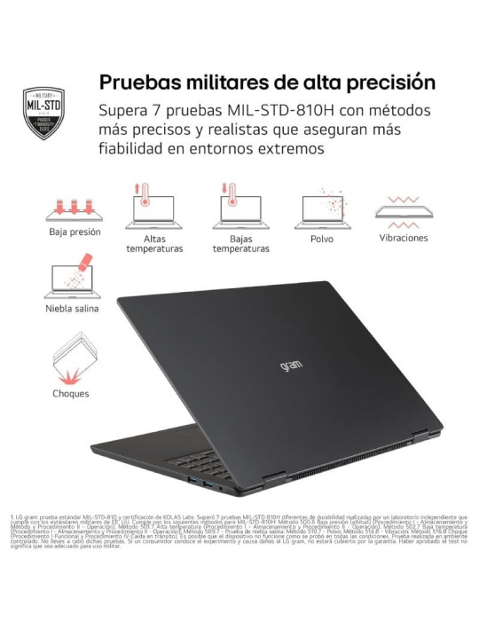 Portátil LG Gram 14Z95U-G.AU85BN Ryzen AI 7 450/ 32GB/ 512GB SSD/ 14"/ Win11