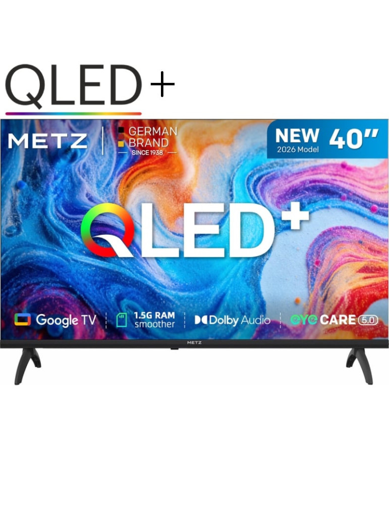 Televisor Metz QLED+ 40MQH7030Z 40"/ Full HD/ Smart TV/ WiFi
