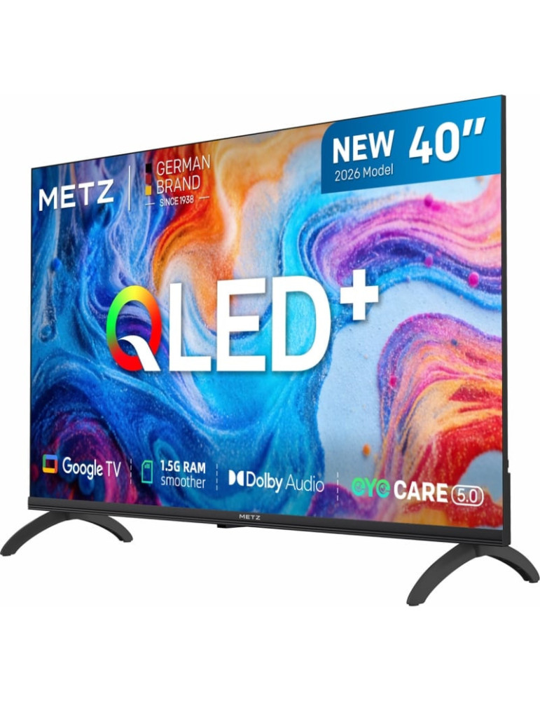 Televisor Metz QLED+ 40MQH7030Z 40"/ Full HD/ Smart TV/ WiFi