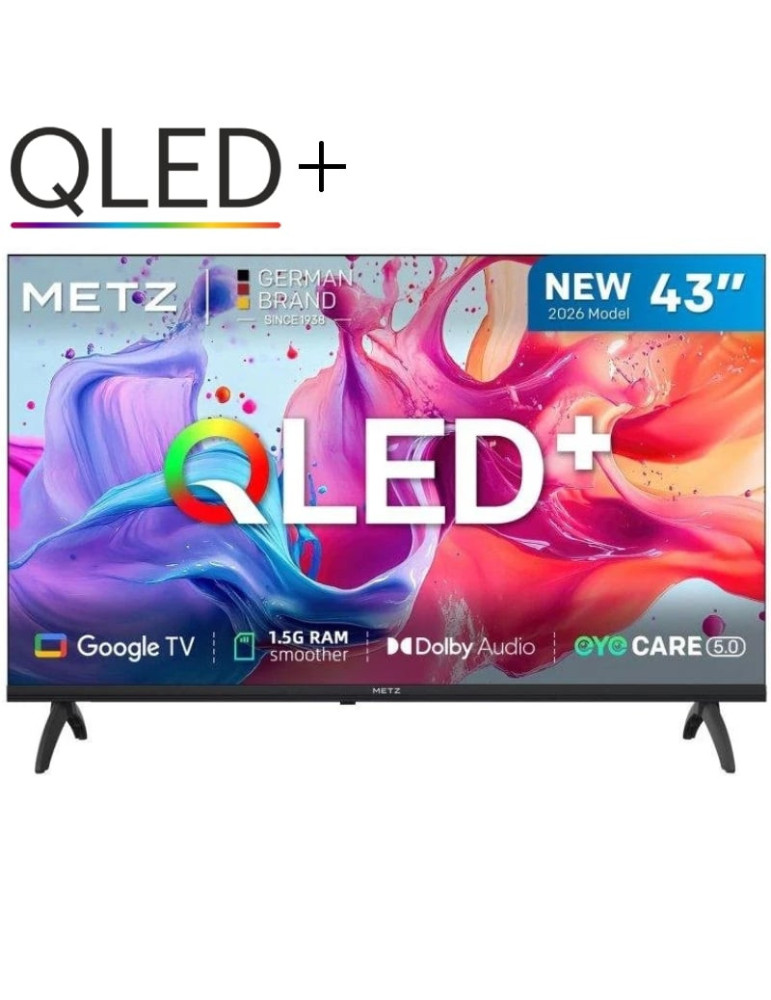 Televisor Metz QLED 43MQH7030Z 43"/ Full HD/ Smart TV/ WiFi
